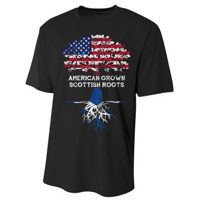 American Grown Scottish Roots Performance Sprint T-Shirt