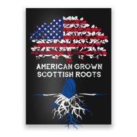 American Grown Scottish Roots Poster