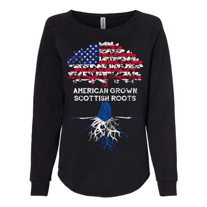 American Grown Scottish Roots Womens California Wash Sweatshirt