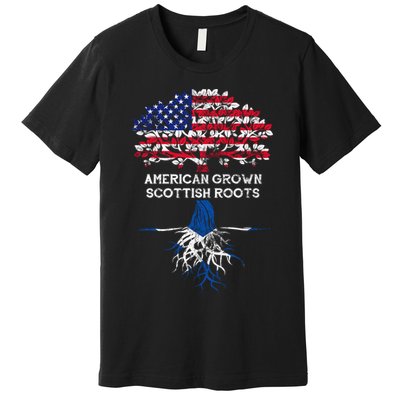 American Grown Scottish Roots Premium T-Shirt