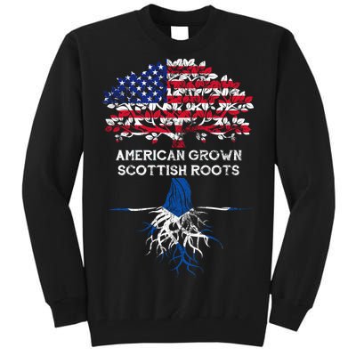 American Grown Scottish Roots Tall Sweatshirt