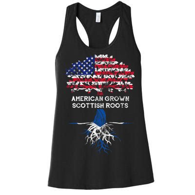 American Grown Scottish Roots Women's Racerback Tank