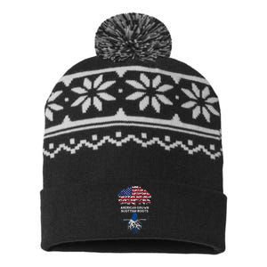 American Grown Scottish Roots USA-Made Snowflake Beanie