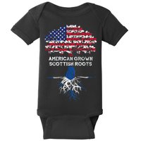 American Grown Scottish Roots Baby Bodysuit