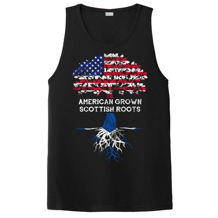 American Grown Scottish Roots PosiCharge Competitor Tank