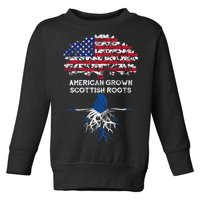 American Grown Scottish Roots Toddler Sweatshirt