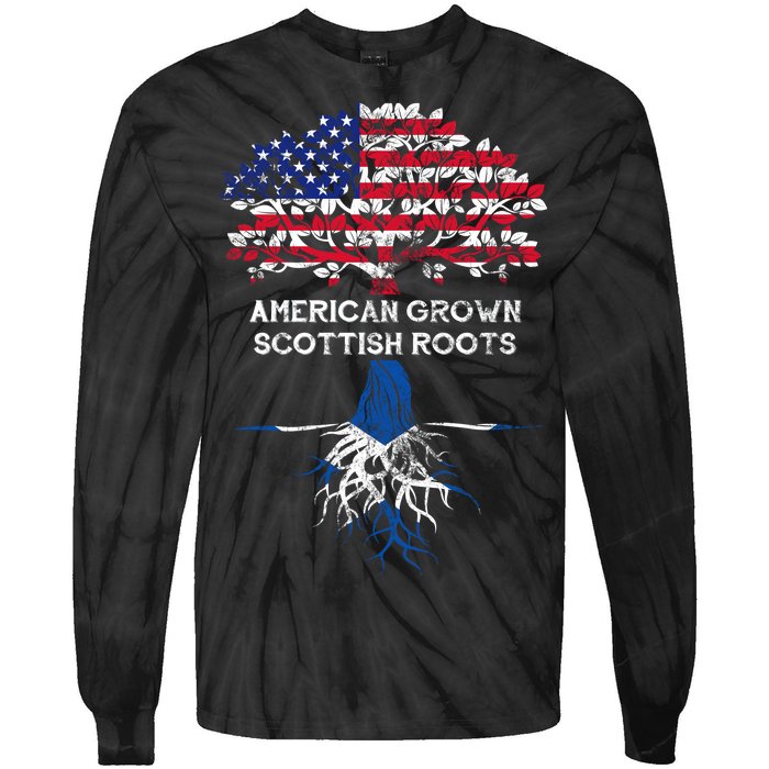 American Grown Scottish Roots Tie-Dye Long Sleeve Shirt