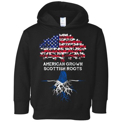 American Grown Scottish Roots Toddler Hoodie