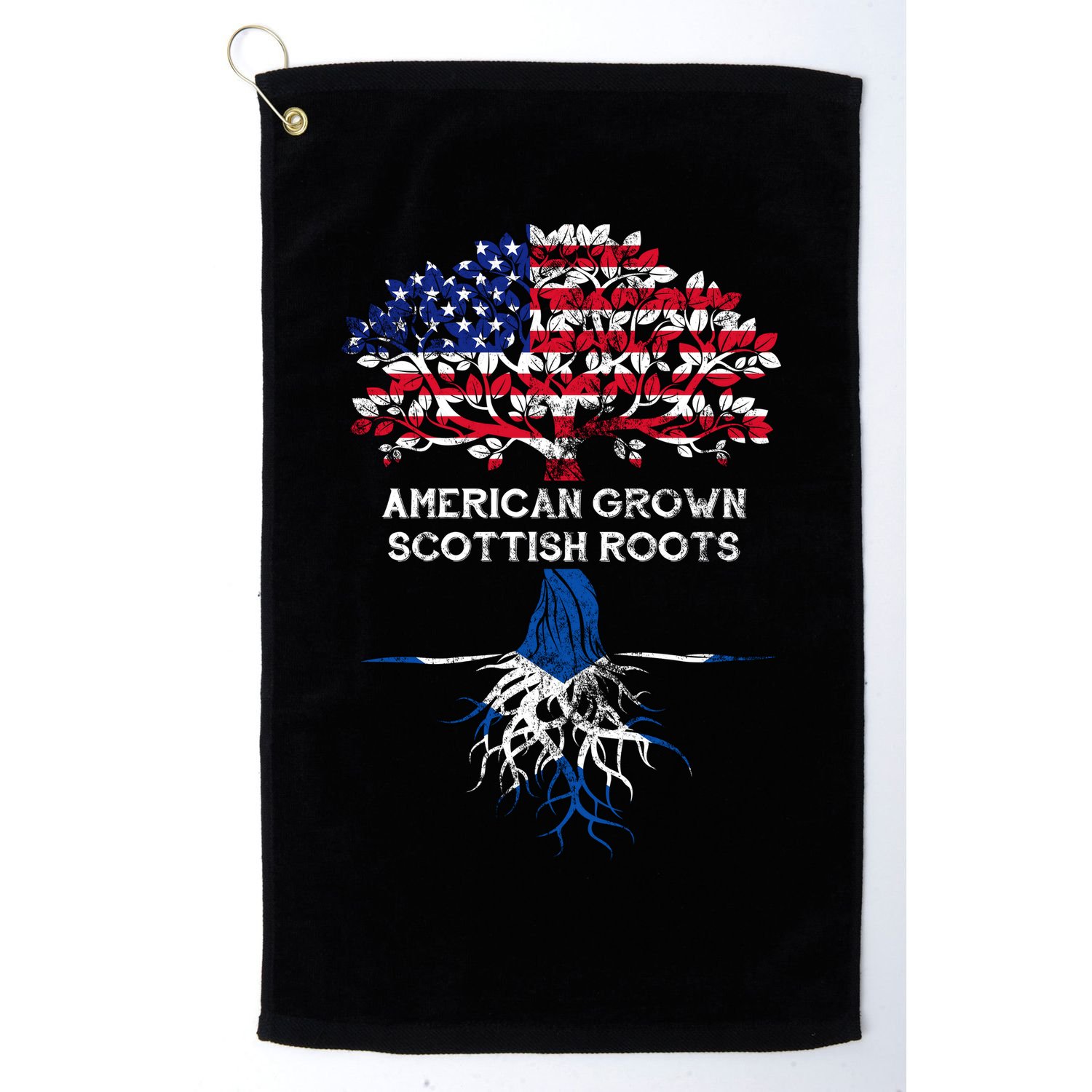American Grown Scottish Roots Golf Towel