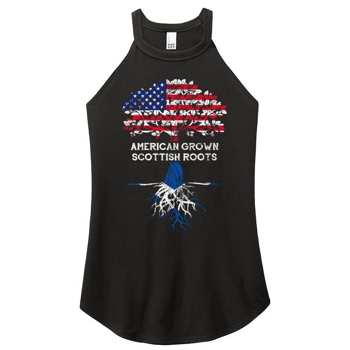 American Grown Scottish Roots Women's Perfect Tri Rocker Tank