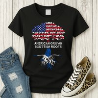 American Grown Scottish Roots Womens T-Shirt