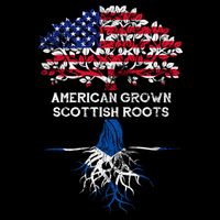 American Grown Scottish Roots Womens T-Shirt