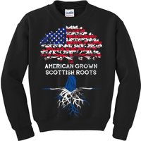 American Grown Scottish Roots Kids Sweatshirt