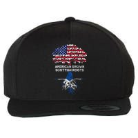 American Grown Scottish Roots Wool Snapback Cap