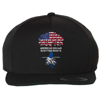 American Grown Scottish Roots Wool Snapback Cap