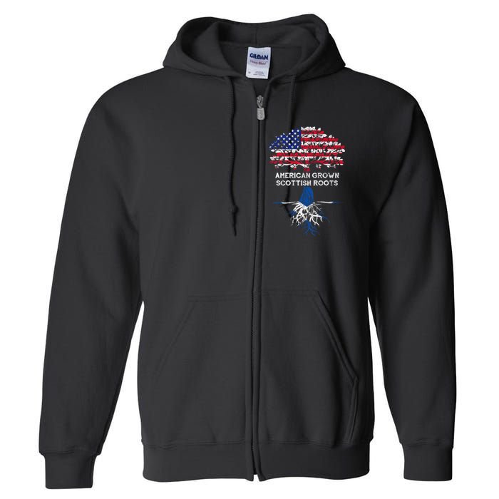 American Grown Scottish Roots Full Zip Hoodie