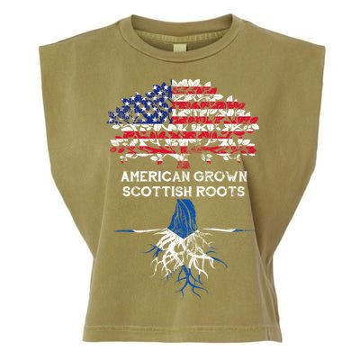 American Grown Scottish Roots Garment-Dyed Women's Muscle Tee