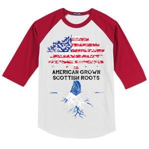 American Grown Scottish Roots Kids Colorblock Raglan Jersey