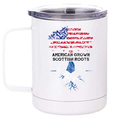 American Grown Scottish Roots 12 oz Stainless Steel Tumbler Cup