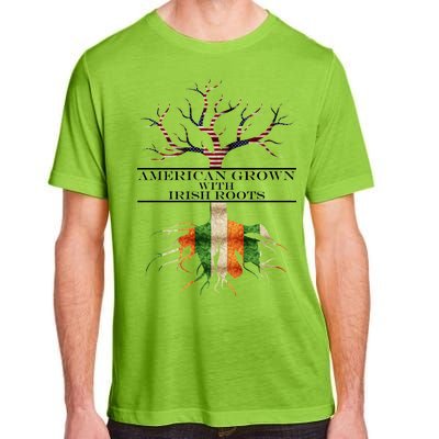 American Grown With Irish Roots Adult ChromaSoft Performance T-Shirt