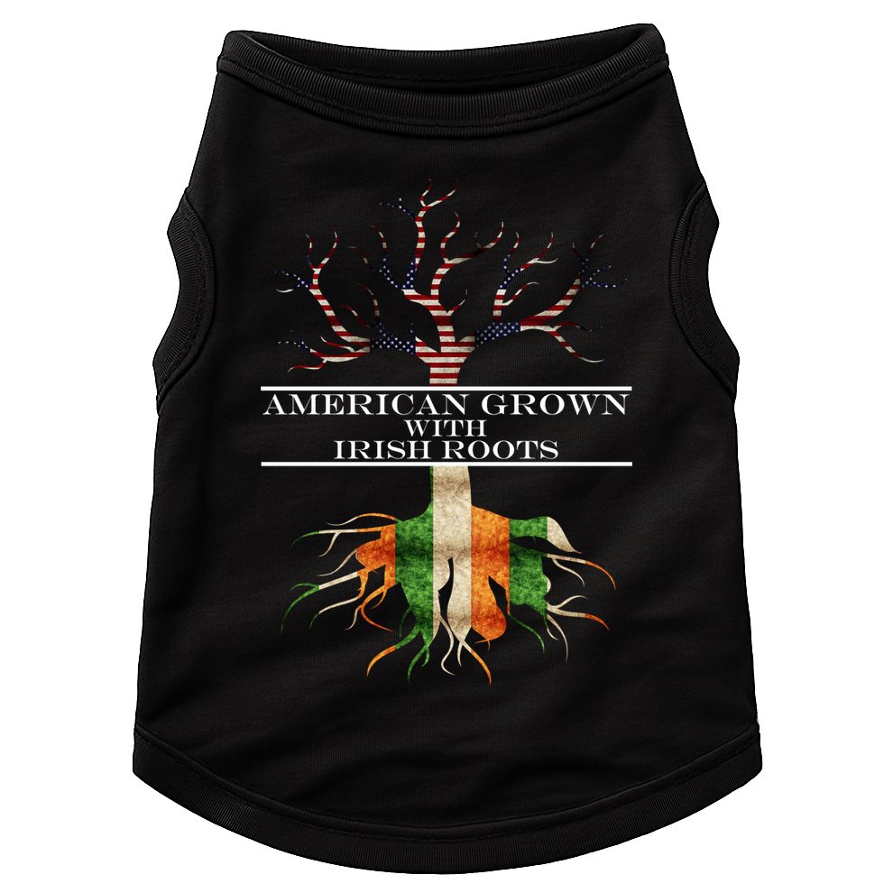American Grown With Irish Roots Doggie Tank