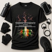 American Grown With Irish Roots Cooling Performance Crew T-Shirt