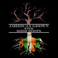 American Grown With Irish Roots 7-Panel Snapback Hat