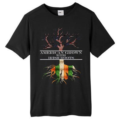 American Grown With Irish Roots Tall Fusion ChromaSoft Performance T-Shirt