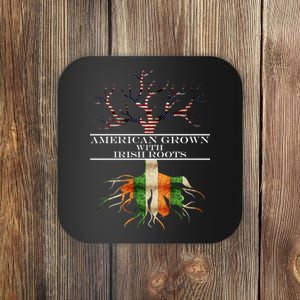 American Grown With Irish Roots Coaster