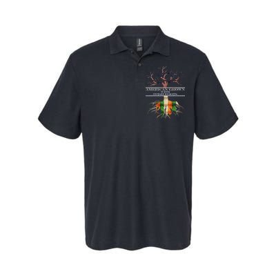 American Grown With Irish Roots Softstyle Adult Sport Polo