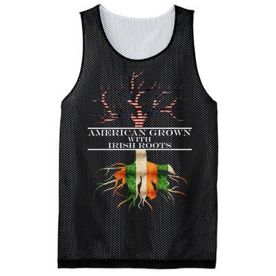 American Grown With Irish Roots Mesh Reversible Basketball Jersey Tank