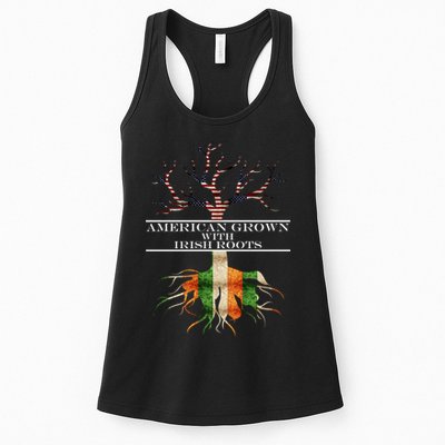 American Grown With Irish Roots Womens Tank Top