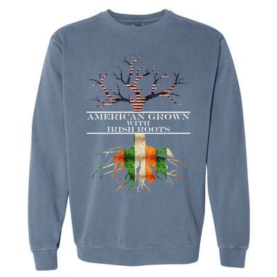 American Grown With Irish Roots Garment-Dyed Sweatshirt