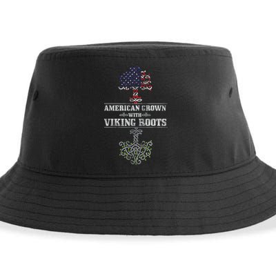 American Grown With Viking Roots Sustainable Bucket Hat