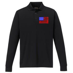 American Guitar Performance Long Sleeve Polo