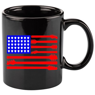 American Guitar 11oz C Handle Ceramic Mug