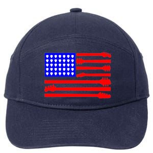 American Guitar 7-Panel Snapback Hat