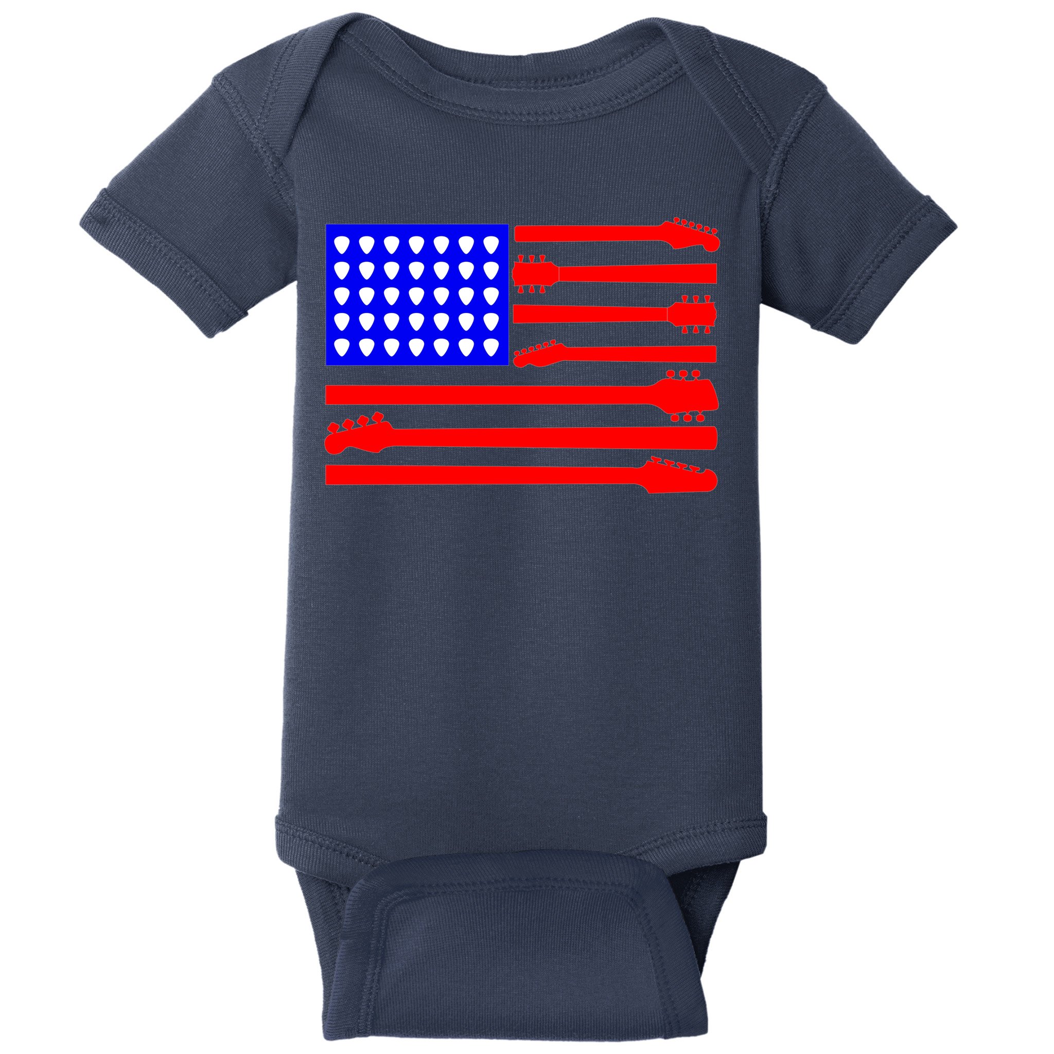 American Guitar Baby Bodysuit