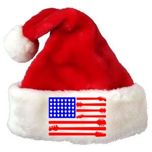 American Guitar Premium Christmas Santa Hat