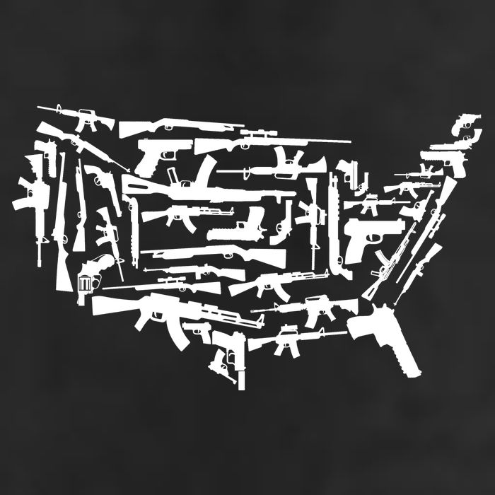 American Gun Map Adult Drive Performance Visor