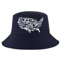 American Gun Map Cool Comfort Performance Bucket Hat