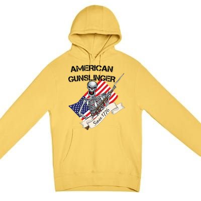 American Gunslinger Since 1776 Premium Pullover Hoodie