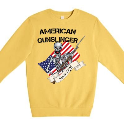 American Gunslinger Since 1776 Premium Crewneck Sweatshirt