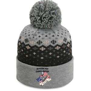 American Gunslinger Since 1776 The Baniff Cuffed Pom Beanie