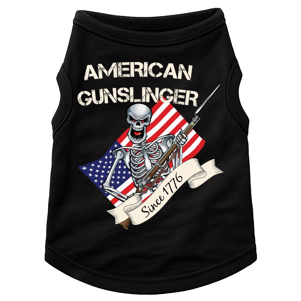 American Gunslinger Since 1776 Doggie Tank