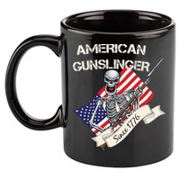 American Gunslinger Since 1776 11oz C Handle Ceramic Mug