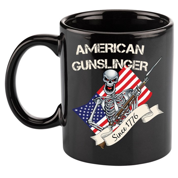 American Gunslinger Since 1776 11oz C Handle Ceramic Mug