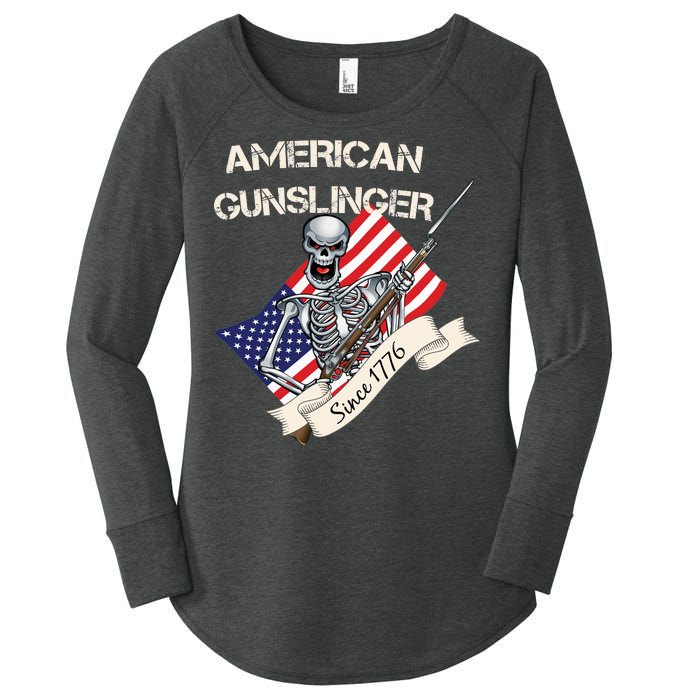 American Gunslinger Since 1776 Women's Perfect Tri Tunic Long Sleeve Shirt