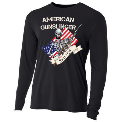 American Gunslinger Since 1776 Cooling Performance Long Sleeve Crew