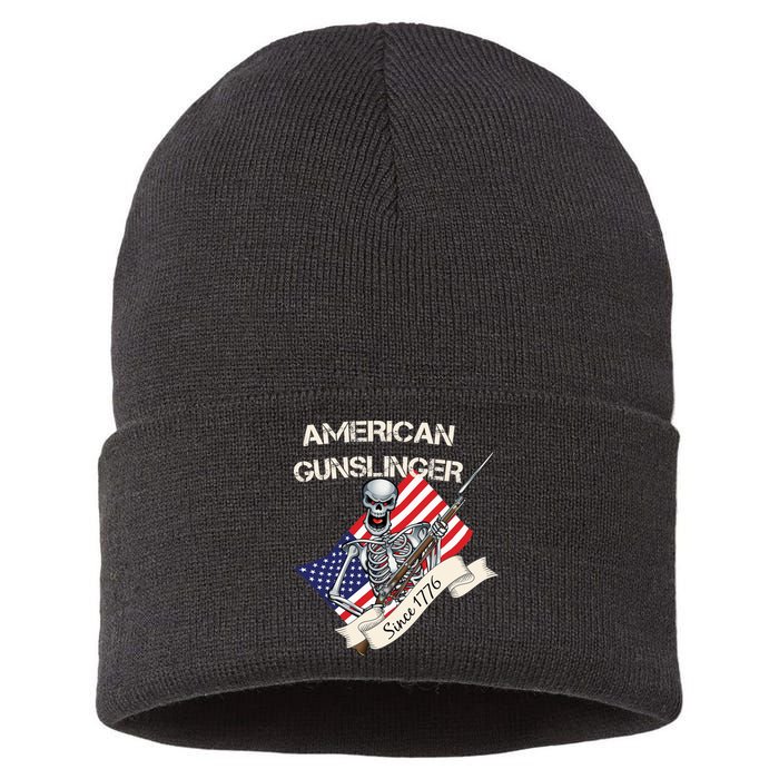 American Gunslinger Since 1776 Sustainable Knit Beanie